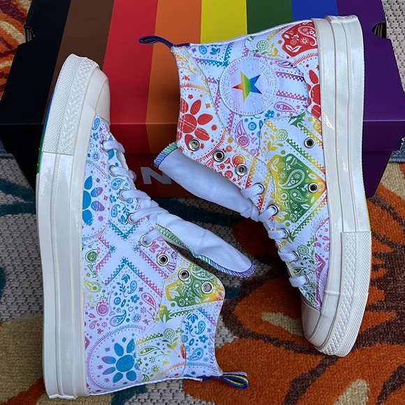 Converse A02266C All Star 
CHUCK Taylor 70 HI
WHITE/UNIVERSITY RED Men’ sneakers - Picture 12 of 16